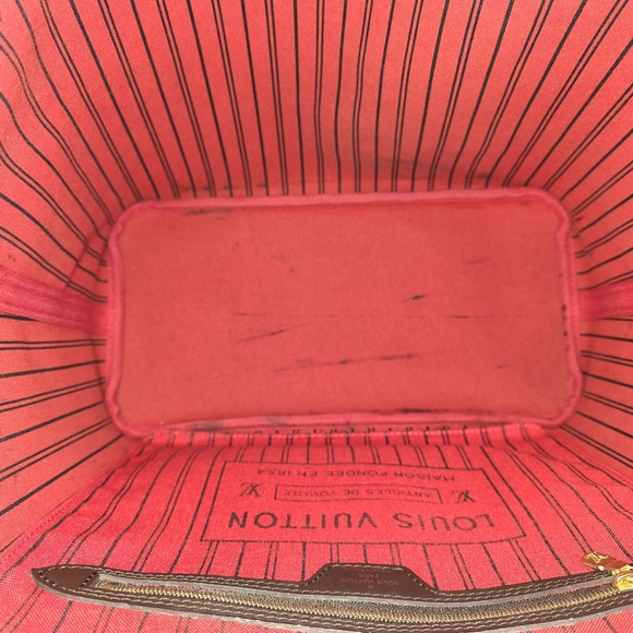 Louis Vuitton Damier Ebene Neverfull with Pouchette - Picture 4 of 11